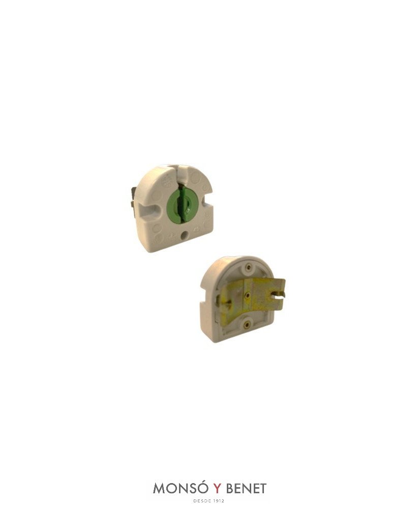 PORTALAMPARAS FLUORESCENTE T8 Y T12 No. 1360 CON FLEJE