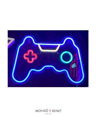 CARTEL NEON LED MANDO JUEGO DL-2225 USB A