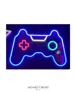 CARTEL NEON LED MANDO JUEGO DL-2225 USB A