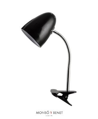 FLEXO PINZA E27 FP-2445 N NEGRO