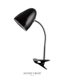 FLEXO PINZA E27 FP-2445 N NEGRO