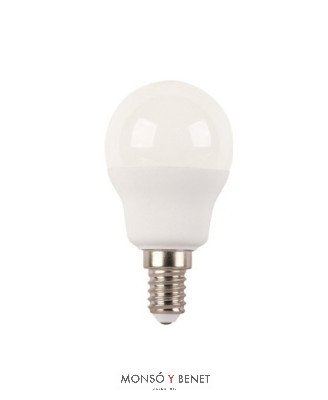 BOMBILLA LED ESFERICA MATE 06ESM4 E14 4000K