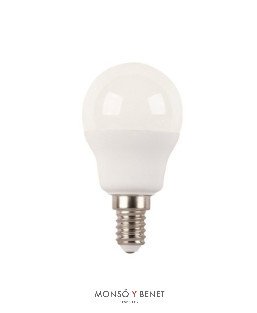 BOMBILLA LED ESFERICA MATE 06ESM4 E14 4000K
