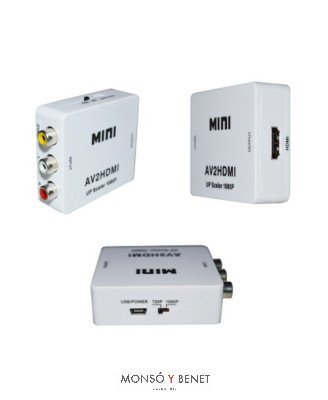 CONVERTIDOR RCA A HDMI CRH-885