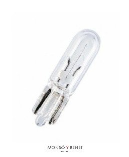 BOMBILLA AUTO CUÑA WEDGE T05 5x20mm 6V 1.2W W2x4.6d