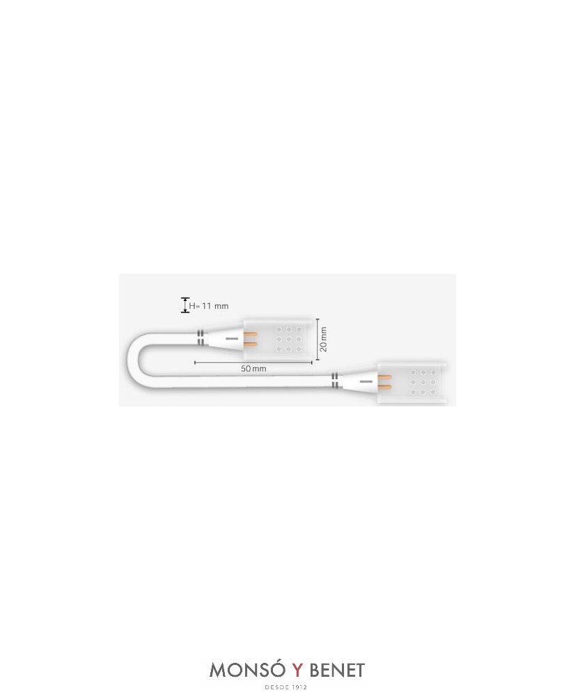 CONEXION EMPALME MACHO 1 CANAL MPC-18