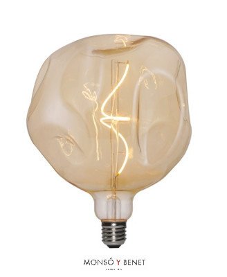 BOMBILLA LED GLOBO ABOLLADO BUMPED 180 05BUM20 E27 2000K