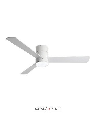 VENTILADOR CON LUZ LED 24W CCT Ø132cm BLANCO VT-680 B 32m2