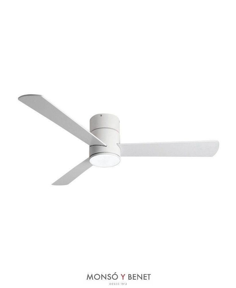 VENTILADOR CON LUZ LED 24W CCT Ø132cm BLANCO VT-680 B 32m2