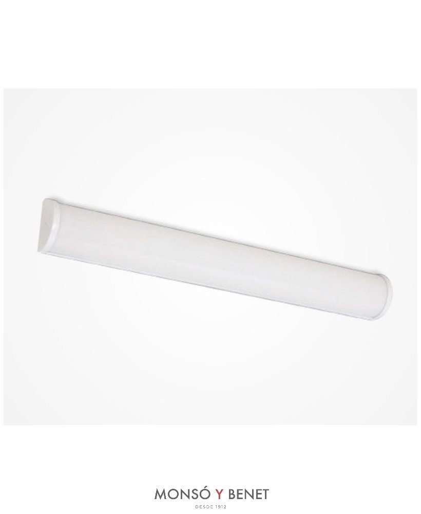 EQUIPO TUBO LED T8 CON DIFUSOR OPAL 1x60cm APE-596 B BLANCO