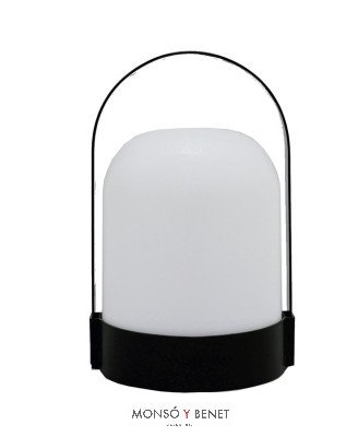 LINTERNA SOBREMESA COLGANTE OPAL LM-5132 NEGRA 3R06