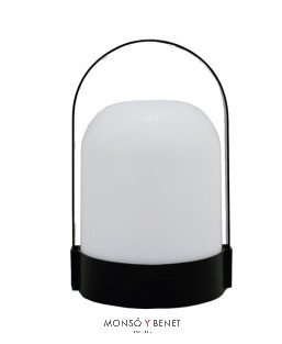 LINTERNA SOBREMESA COLGANTE OPAL LM-5132 NEGRA 3R06