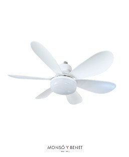 VR933CCT - Ventilador roscable E27 Ø52 cm con luz LED