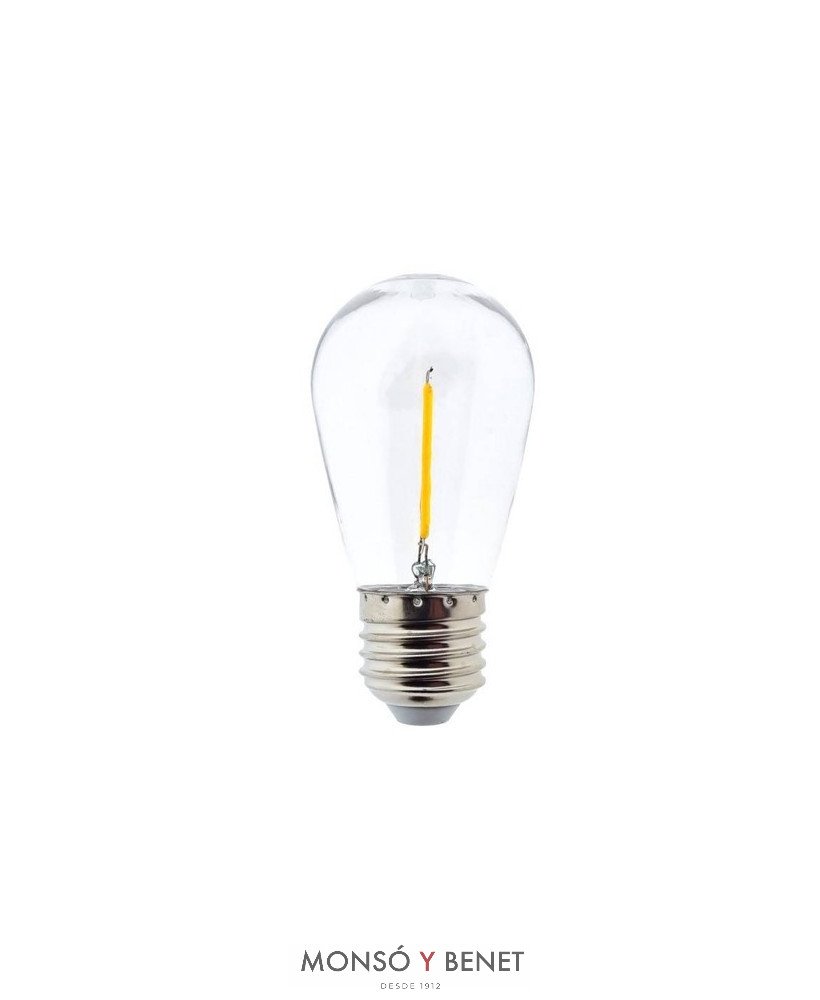 BOMBILLA LED ESFERICA PLASTICO 01EON2 1800K