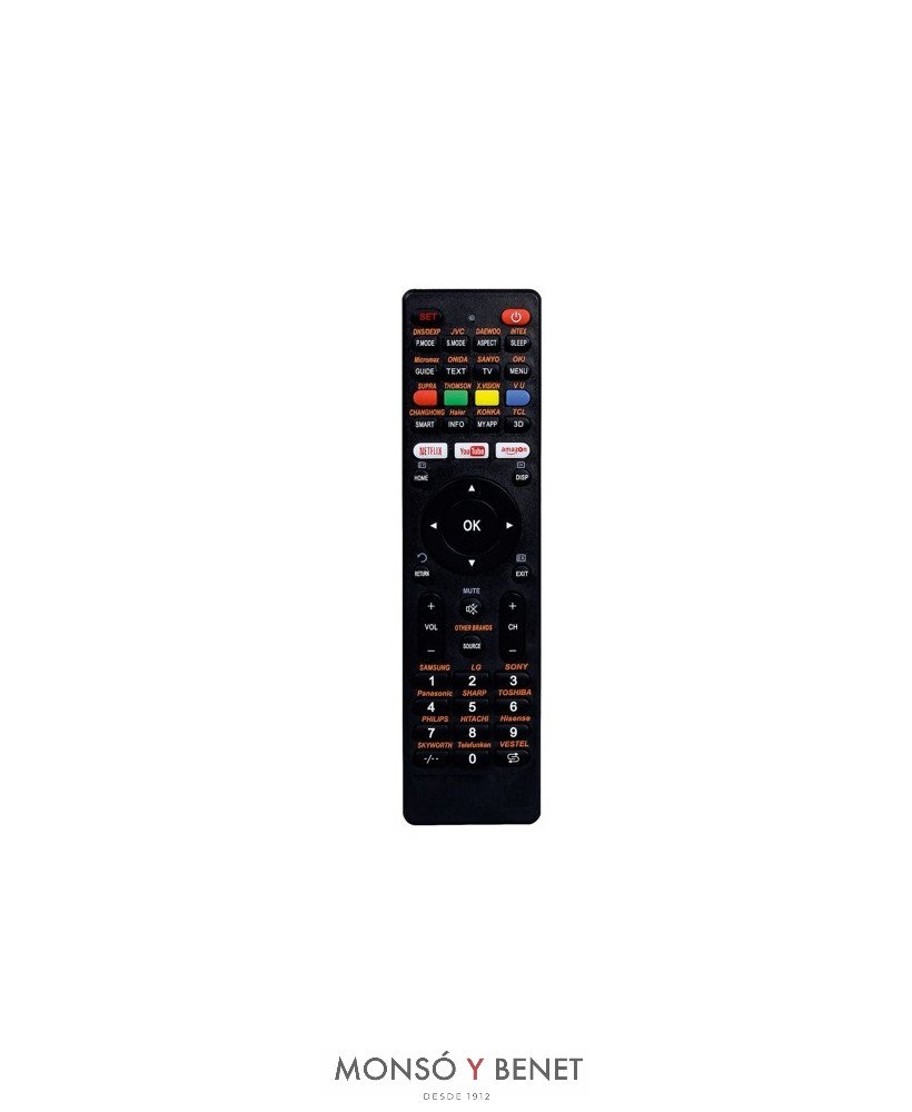 MANDO UNIVERSAL PARA TV ATAJOS NETFLIX Y YOUTUBE