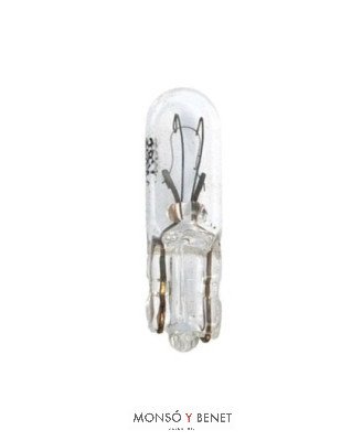 BOMBILLA AUTO CUÑA WEDGE T05 5x20mm 24V 1.2W W2x4.6d