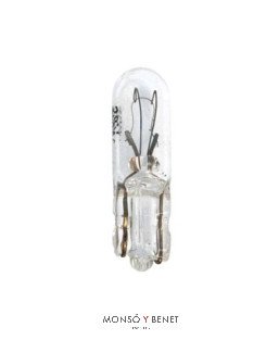 BOMBILLA AUTO CUÑA WEDGE T05 5x20mm 24V 1.2W W2x4.6d