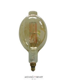 BOMBILLA LED OVOIDE XL 18x38.5cm. VINTAGE 08O2N2 230V E27 22