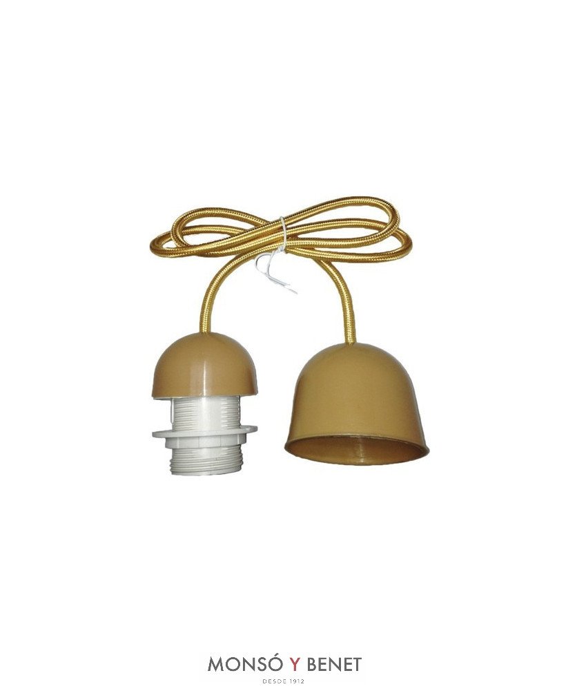 COLGANTE LAMPARA C/ARANDELA 7507-T ORO