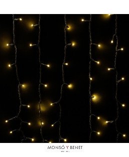 CORTINA 1200 LEDS CALIDOS EXTERIOR IP65 D20182