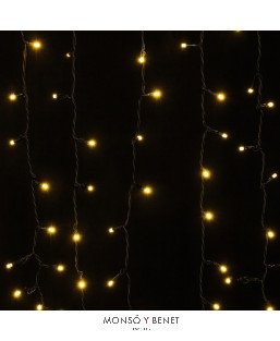 CORTINA 600 LEDS BLANCO CALIDO EXTERIOR IP65 D60182
