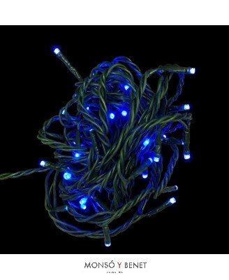 GUIRNALDA 60 LEDS AZUL D06355