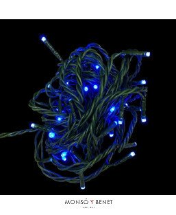 GUIRNALDA 60 LEDS AZUL D06355