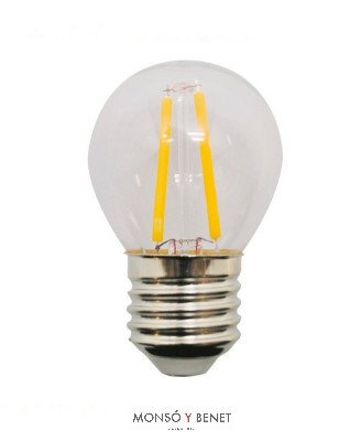BOM.LED.ESFERICA Ø45mm ECO CLARA 04ECN27 2700K E27