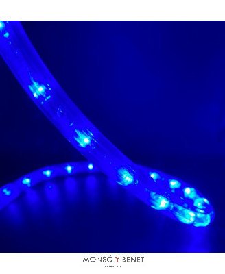 METROS MANGUERA LUMINOSA 36 LED AZUL TL3AZU