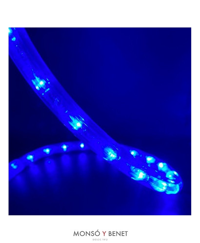 METROS MANGUERA LUMINOSA 36 LED AZUL TL3AZU