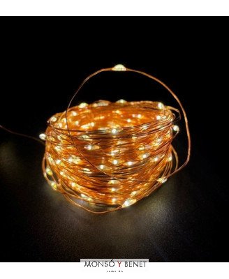 GUIRNALDA 150 LEDS CÁLIDOS PROGRAMABLE TEMPORIZADA-A15126