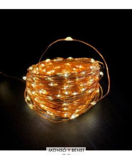 GUIRNALDA 150 LEDS CÁLIDOS PROGRAMABLE TEMPORIZADA-A15126