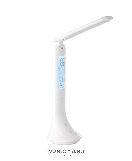 LAMPARA SOBREMESA RECARGABLE USB LSU-7579 B BLANCO 4000K
