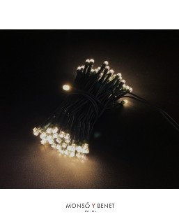 GUIRNALDA 96 LED CALIDOS PROGRA. TEMPORIZADO 8 HORAS D09189