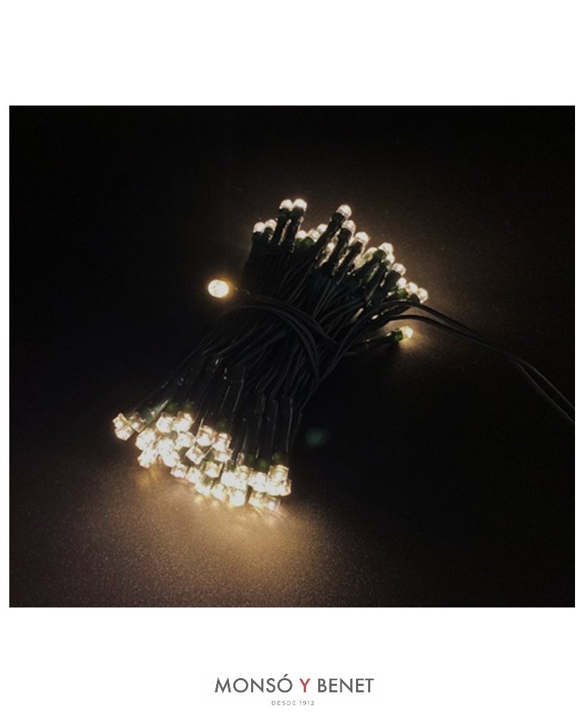 GUIRNALDA 96 LED CALIDOS PROGRA. TEMPORIZADO 8 HORAS D09189