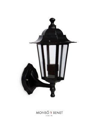 FAROLA CON BRAZO PARIS NEGRA