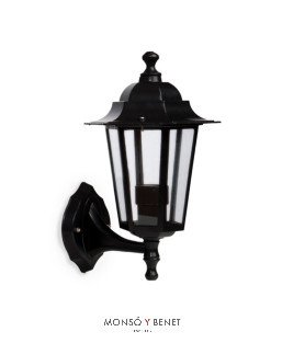 FAROLA CON BRAZO PARIS NEGRA