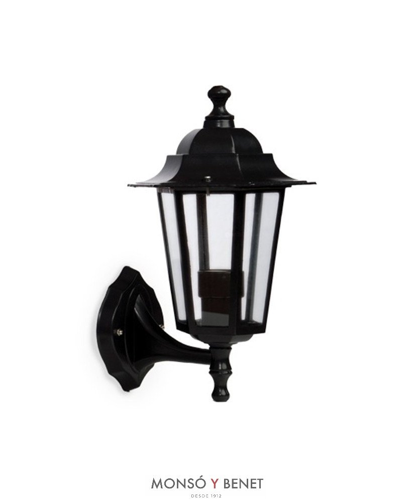 FAROLA CON BRAZO PARIS NEGRA