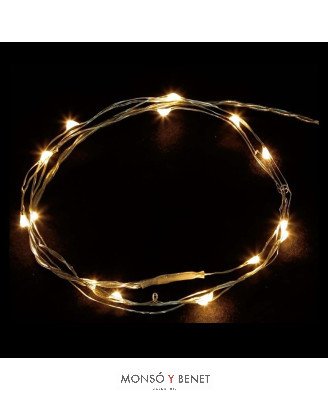 GUIRNALDA 100 LEDS BLANCO CALIDO PROGRAMABLE A10109
