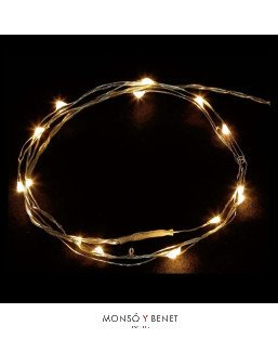GUIRNALDA 100 LEDS BLANCO CALIDO PROGRAMABLE A10109