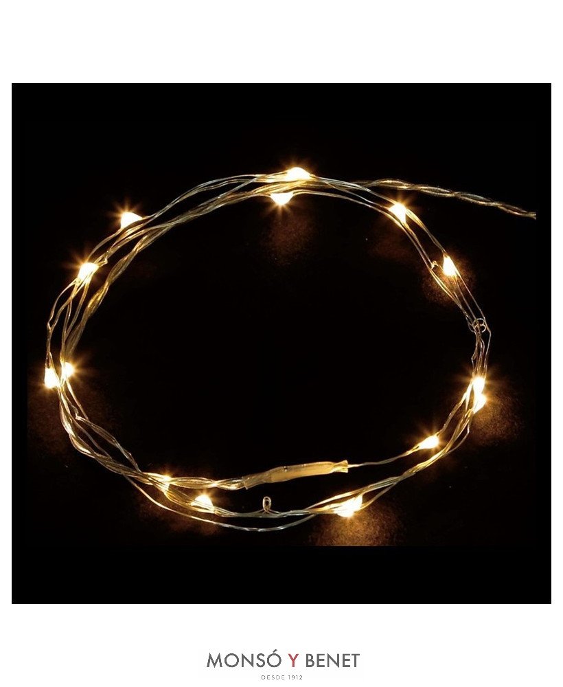 GUIRNALDA 100 LEDS BLANCO CALIDO PROGRAMABLE A10109