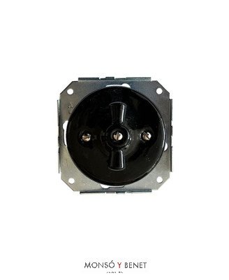 CRUZAMIENTO 9202PN PORCELANA NEGRO EMPOTRAR FBDE