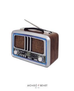RADIO RETRO CON ALTAVOZ BT + SD + USB RS-1836