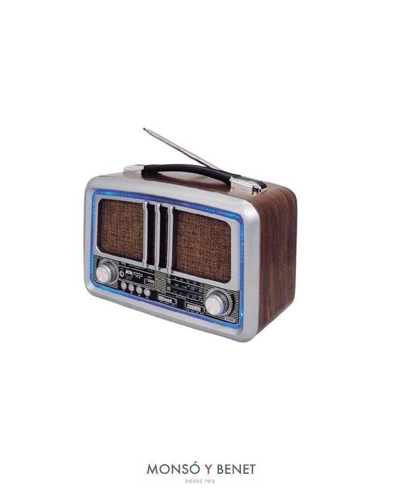 RADIO RETRO CON ALTAVOZ BT + SD + USB RS-1836