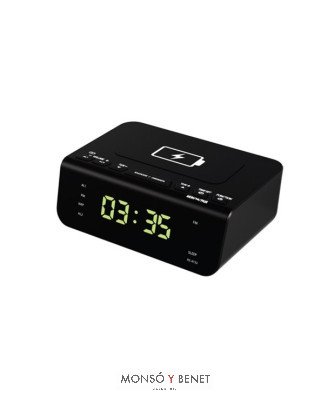 DESPERTADOR RADIO FM DIGITAL PLL CARGADOR MOVIL RD-4733