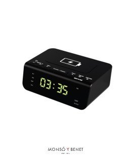 DESPERTADOR RADIO FM DIGITAL PLL CARGADOR MOVIL RD-4733
