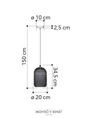 LAMPARA TECHO CRISTAL GRAFILADO LAS-20 A AMBAR Y ORO SATIN