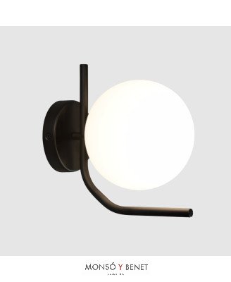 APLIQUE BOLA 15CM MAUI OPAL NEGRO