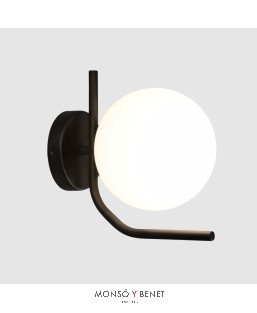 APLIQUE BOLA 15CM MAUI OPAL NEGRO
