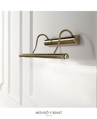 APLIQUE CUADRO 60cm 4xG9 AC-4G9 OV ORO VIEJO